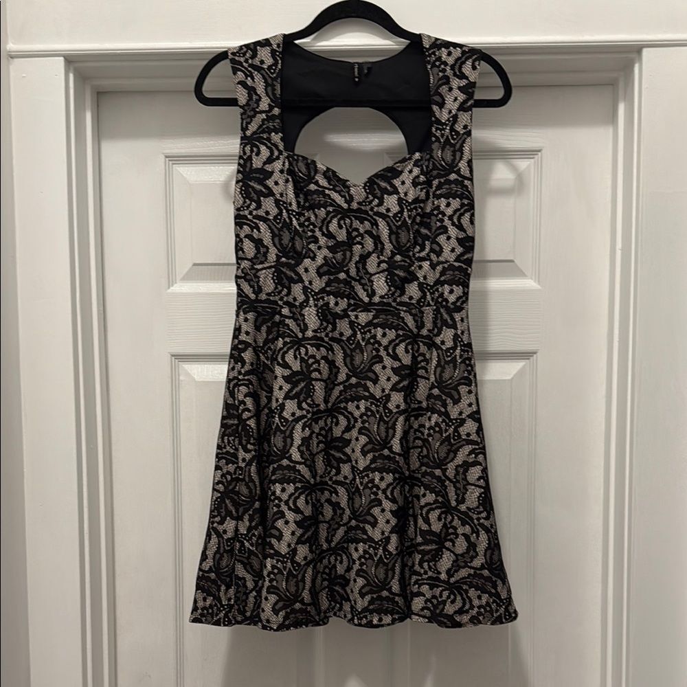 Elegant Black Lace Dress